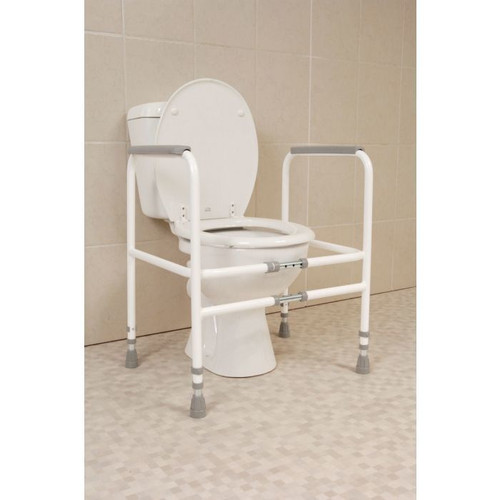 Economy Width Adjustable Toilet Frame Image 1