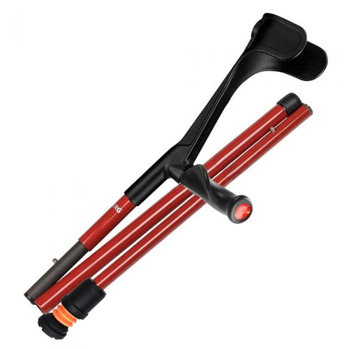 Flexyfoot Carbon Fibre Comfy Grip Folding Crutches Image 8