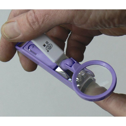 Nail Clippers with Magnifying Glass Image 1