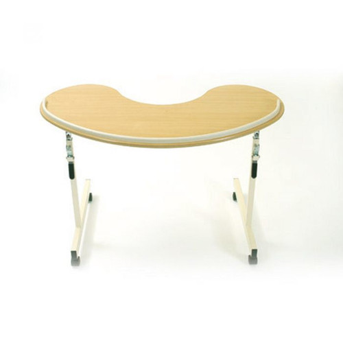 Kidney Shaped Overchair Table Image 1