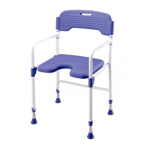 Folding Shower Chair with Arms Image 1