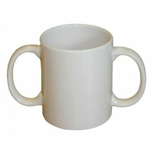 Two Handled Ceramic Mug Image 1