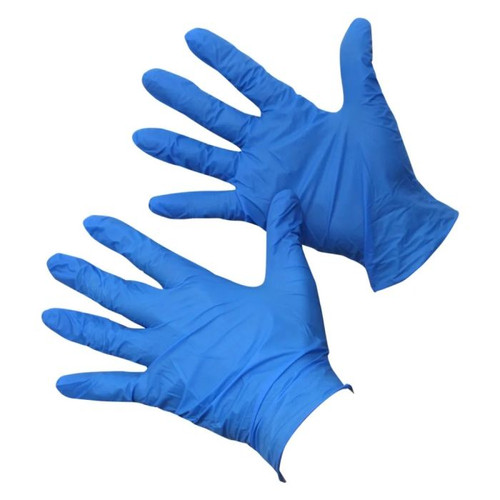 Gloveman Powder Free Blue Nitrile Gloves Image 1