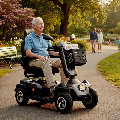 Scooterpac Savvy 8 Plus Mobility Scooter - Lifestyle Shot