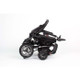 Automatic Folding Electric Wheelchair Partially Folded