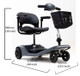 Air Active 4mph Lightweight Travel Mobility Scooter Image 3