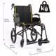 Luna Attendant Propelled Wheelchair Image 3