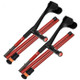 Flexyfoot Carbon Fibre Comfy Grip Folding Crutches Image 9