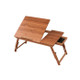 Adjustable Wooden Bed Tray Image 1