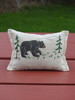 Forest Bear Natural Fabric Small Balsam Pillow