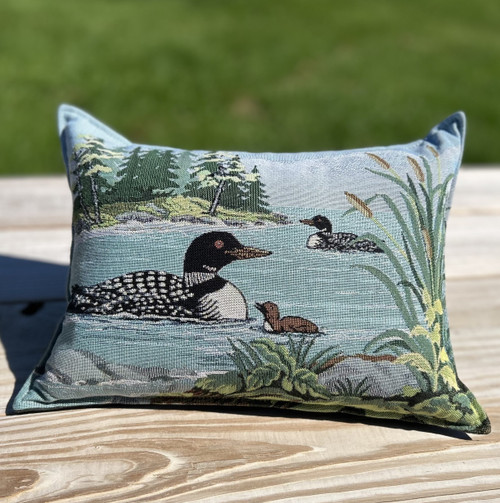 Loons on the Lake X-Large Tapestry