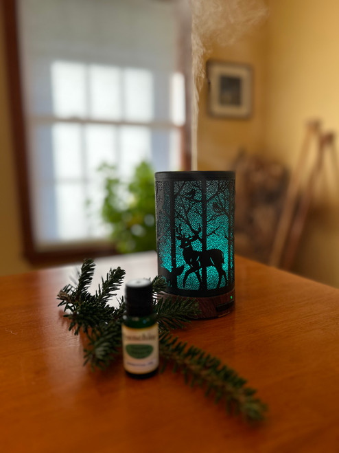Woodland Creatures Silhouette Cool Mist Electric Diffuser w/Essential Oil