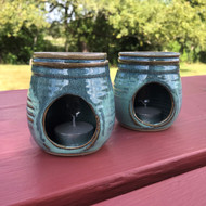 Blue World Ceramic Essential Oil Candle Warmer