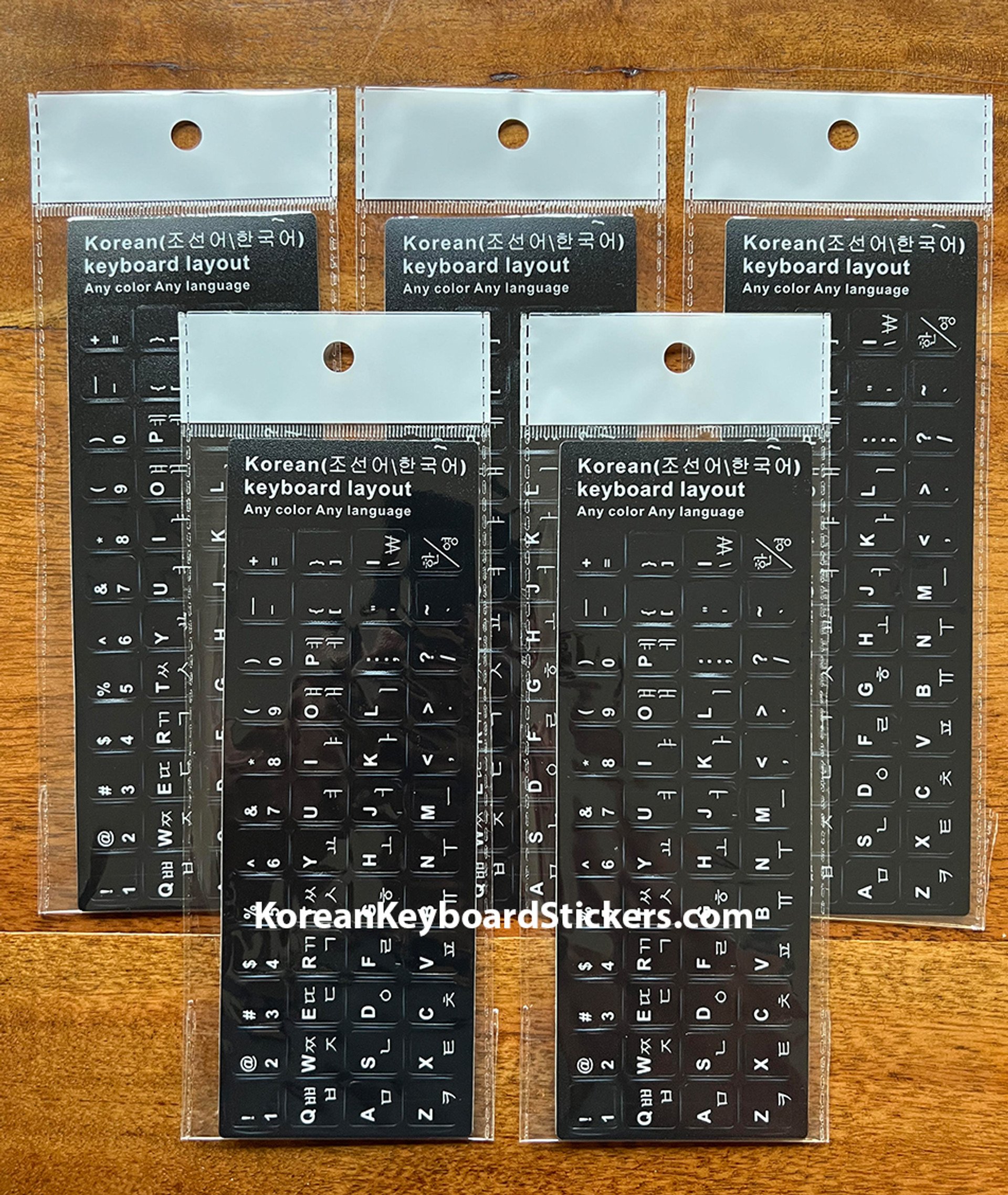 Korean Keyboard Stickers 5 Pack korean-keyboard-stickers-5-pack