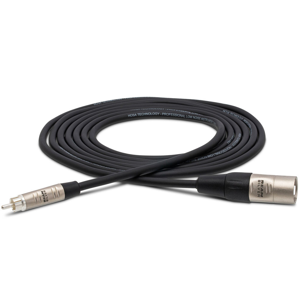 Confezione 4 Cavi Microfono Hosa Pro HMIC-010 – XLR Femmina A XLR Maschio – 3 Metri (10 Piedi) – Connettori REAN