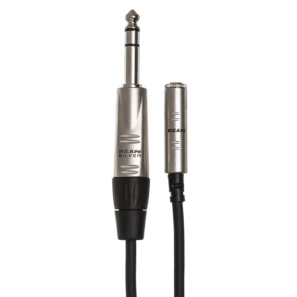 HOSA PRO HXMS010 PRO HEADPHONE ADAPTER CABLE, REAN 3.5 MM TRS TO 1/4 IN ...