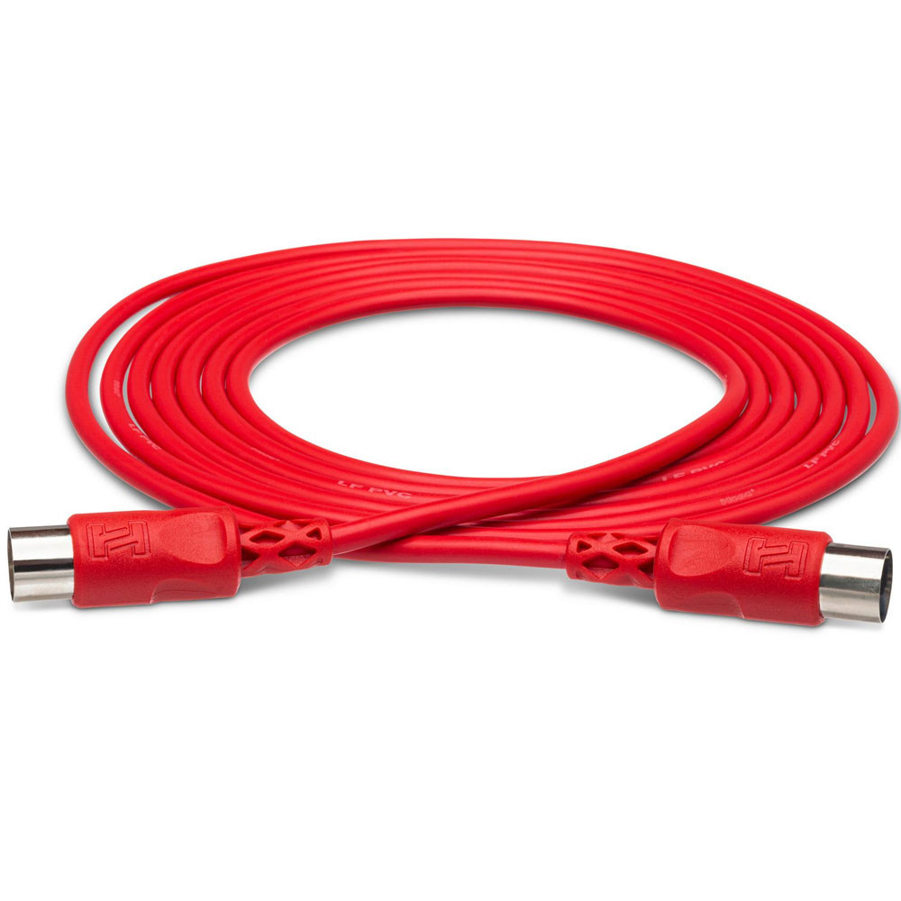 Câble MIDI Hosa MID-305BK 1.5 M - Connexion 5 Broches, Blindé, Pour Instruments Et équipements Audio - 12