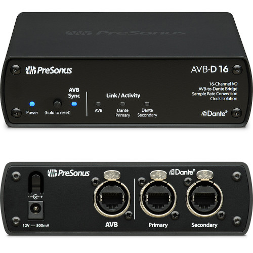 PreSonus AVB to Dante bridge