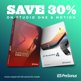 30% OFF STUDIO ONE & NOTION