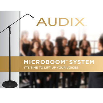 AUDIX ADX-MB8450W-C MICROBOOM SYSTEM WHITE 84" W/ M1250B MIC