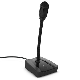 LD TABLETOP PAGING GOOSENECK MICROPHONE