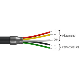LD TABLETOP PAGING GOOSENECK MICROPHONE