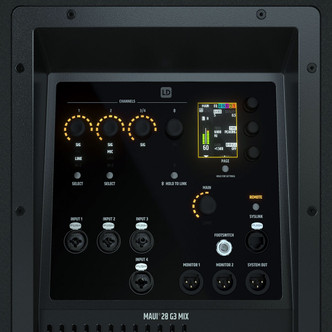 LD MAUI 28 G3 MIX BLACK 2060W PEAK W/ DIGITAL MIXER