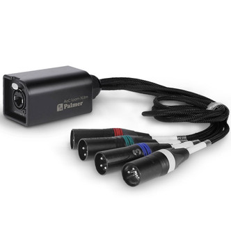 PALMER PAOCLXLRM AoC LOOM XLRm - AUDIO OVER CAT LOOM FROM etherCON TO 4 XLR MALE