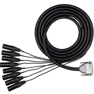 HOSA EDGE DBM501 DB25 TO NEUTRIK XLRM SNAKE 1M