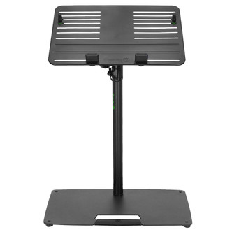 GRAVITY GLTST02B BLACK LAPTOP LECTURN STAND W/ STEEL BASE