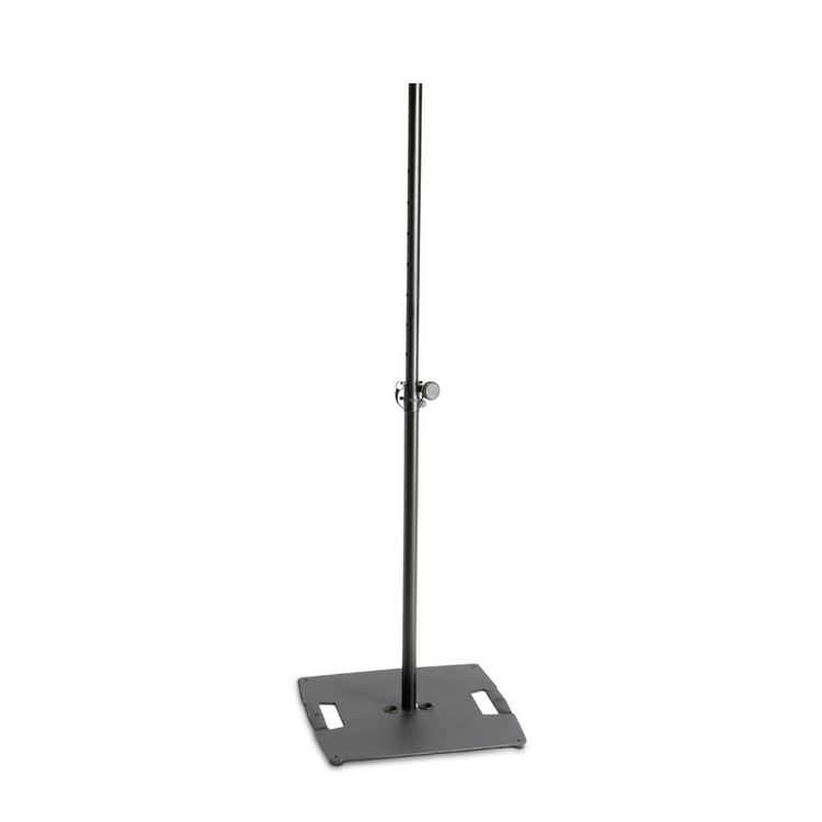 GRAVITY GLS331B LIGHTING STAND W/ LARGE SQUARE STEEL BASE GRAVITY GLS331B LIGHTING STAND W/ LARGE SQUARE STEEL BASE