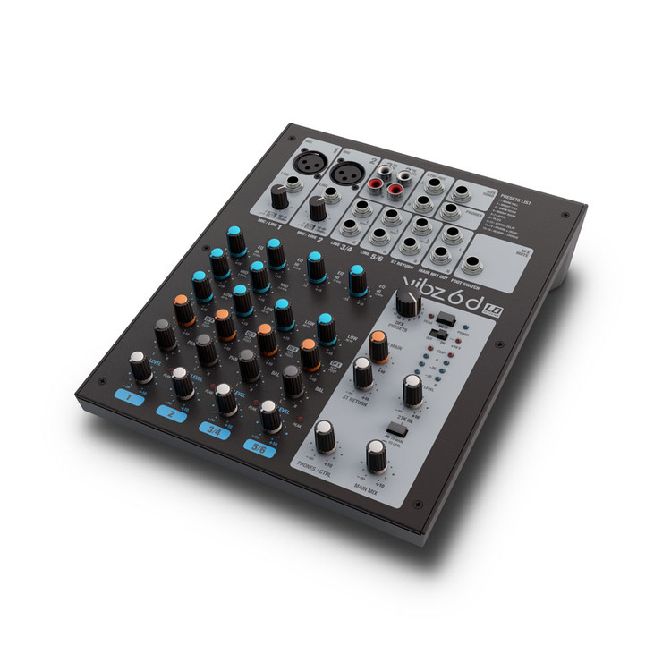 LD VIBZ 6 D - 6 CH ANALOGUE MIXER W/ DFX