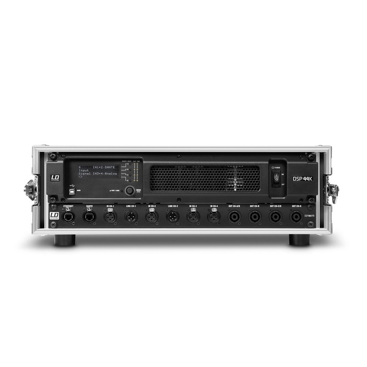 LD DSP44K IN A RACK W/ PATCHBAY