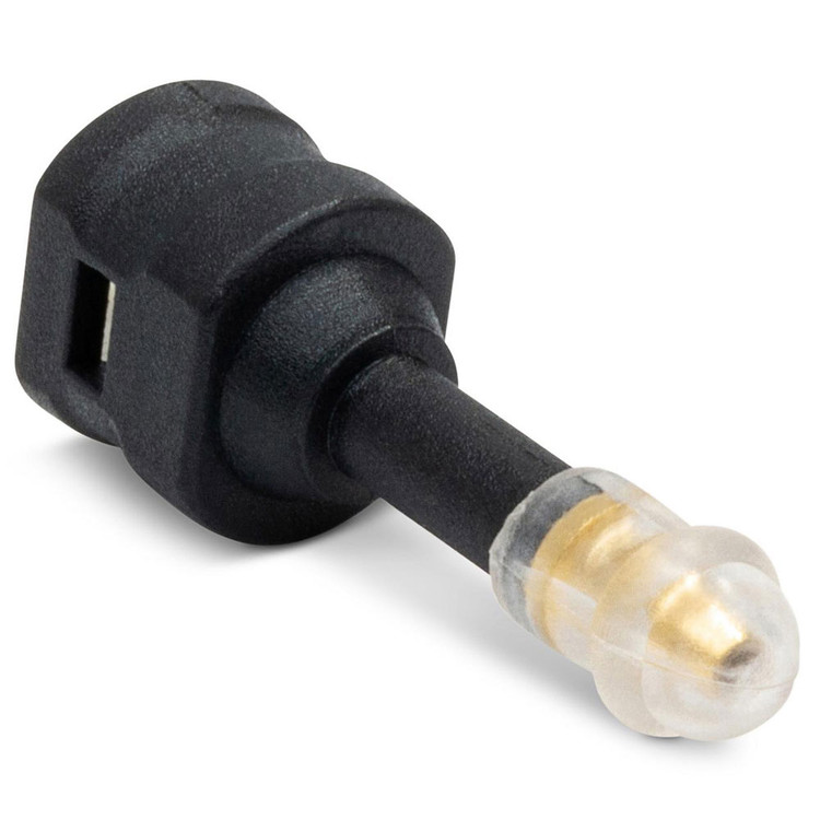HOSA GOP490 FIBER OPTIC ADAPTER, TOSLINK TO MINI-TOSLINK