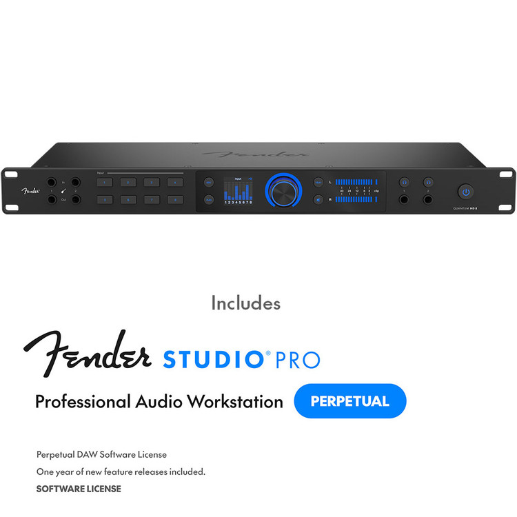 FENDER QUANTUM HD8 26 x 30 USB-C AUDIO INTERFACE