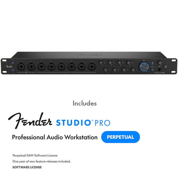 FENDER QUANTUM LT16  16x8 USB-C AUDIO INTERFACE