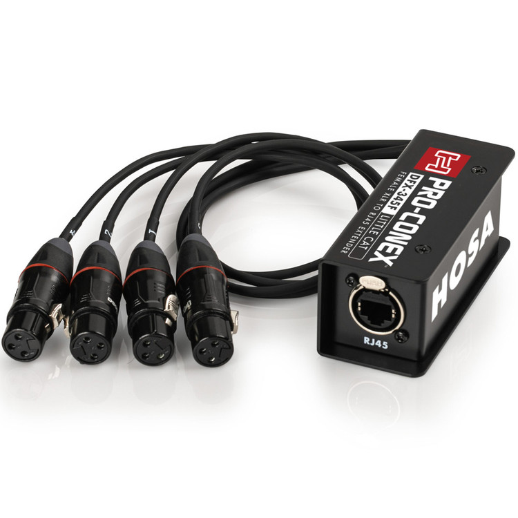 HOSA DFX345F PRO-CONEX FEMALE XLR TO RJ45 EXTENDER