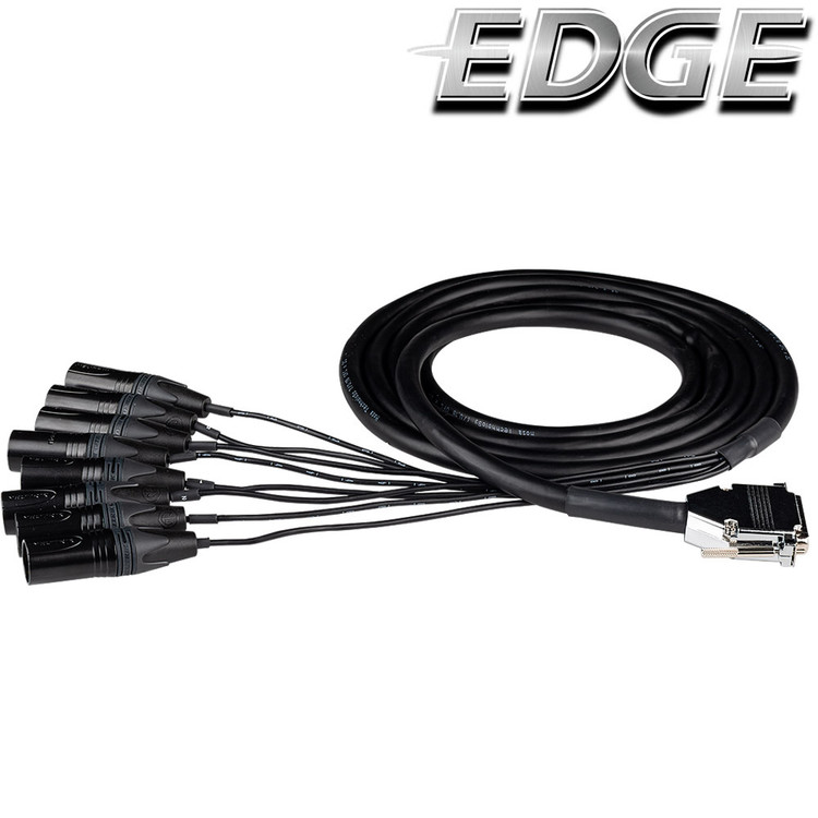 HOSA EDGE DBM503 DB25 TO NEUTRIK XLRM SNAKE 3M