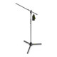 GRAVITY GMS4321B MIC STAND W/ FOLDING TRIPOD BASE & 2 POINT ADJ BOOM