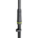 GRAVITY GMS4322B MIC STAND W/ FOLDING TRIPOD BASE & 2 POINT ADJ TELE BOOM