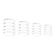 GRAVITY GRP5555WHT1 UNIVERSAL RING PACK GHOST WHITE