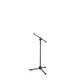 GRAVITY GTMS4322B TOURING SERIES TRIPOD MIC STAND W/ EXT BOOM 51-88CM