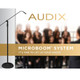 AUDIX ADX-MB5050W-HC MICROBOOM SYSTEM WHITE 50" W/ M1250BHC MIC