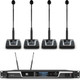 LD U505 CS 4 - 4 CH WIRELESS CONFERENCE SYSTEM W/ 4 x GOOSENECK MICS