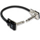 HOSA PRO HGFP000.5 PRO GUITAR PATCH CABLE, REAN LOW-PROFILE RIGHT-ANGLE TO SAME, 6 IN / 15CM