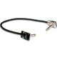 HOSA PRO HGFP001.5 PRO GUITAR PATCH CABLE, REAN LOW-PROFILE RIGHT-ANGLE TO SAME, 18 IN / 45CM
