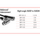 HOSA XFF103 BALANCED INTERCONNECT, RIGHT-ANGLE XLR3F TO XLR3M, 3 FT / 0.9M