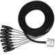 HOSA EDGE DBF501 DB25 TO NEUTRIK XLRF SNAKE 1M