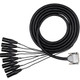 HOSA EDGE DBM503 DB25 TO NEUTRIK XLRM SNAKE 3M