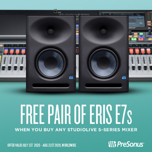 FREE E7XT's with StudioLive consoles